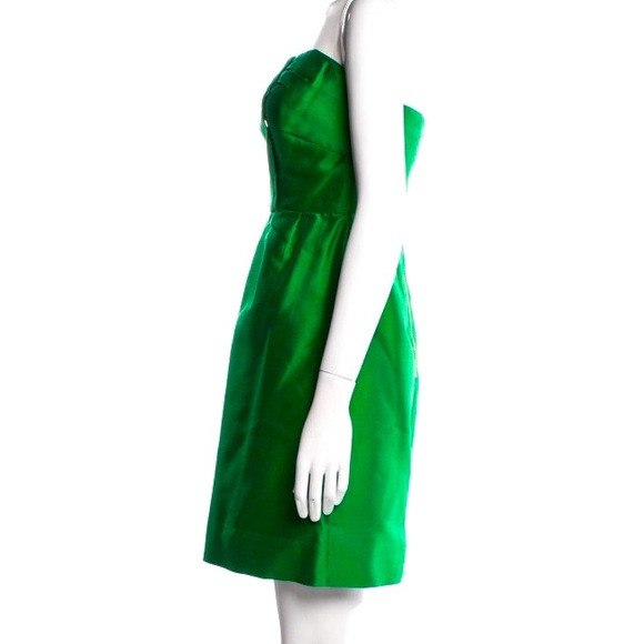 Kate Spade silk dress in green - size 2 - Picture 4 of 5